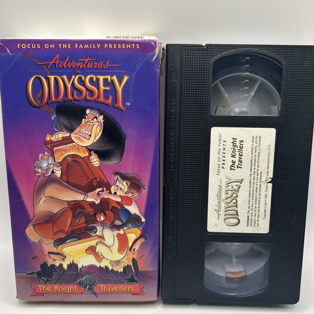 The Knight Travellers (VHS) Adventures in Odyssey, Focus on the Family...47